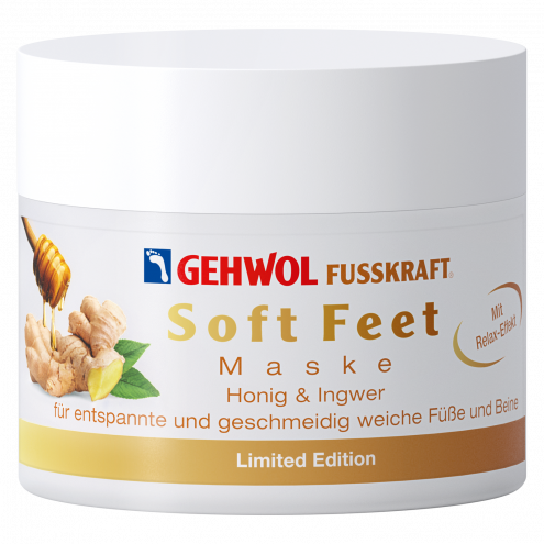 Gehwol Fusskraft Soft Feet Mask Pečující maska s medem a zázvorem 50 ml